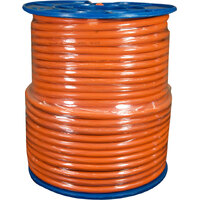 1.5mm 2 Core + Earth Orange Circular Cable 100mtr reel