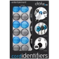 Dotz Cord Identifiers - Blue/Smoke