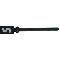 Cablemarker #5 Black - Strip of 10