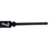 Cablemarker #7 Black - Strip of 10