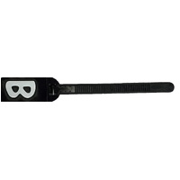 Cablemarker #B Black - Strip of 10