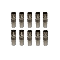 RG6 PAL Male Crimp Connector - Pack of 10