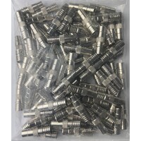 RG6 PAL Male Crimp Connector - Pack of 100
