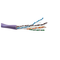 CAT6A F/UTP Data Cable Purple Sheath 