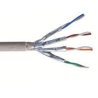 CAT6A SFTP Fully shielded DATA CABLE grey LSZH 23AWG - By the Meter