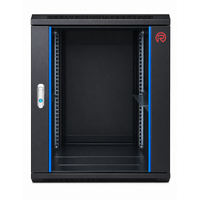 Black 12RU(640mm) Wall Mount 600W x 450D