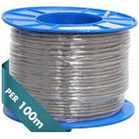 7/0.2 1 Pair Overall Shielded Multicore Cable 100 Metre Drum