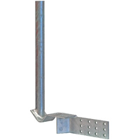 Digitek Single Arm Gutter Mount - Galvanised
