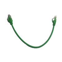  CAT6A UTP Ethernet Network Cable 25cm Green