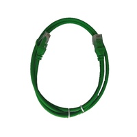  CAT6A UTP Ethernet Network Cable 1Mtr Green