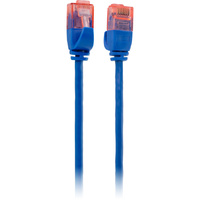 3M SLIM CAT6A PATCH LEAD BLUE