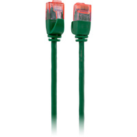 3M SLIM CAT6A PATCH LEAD GREEN