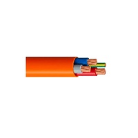 2.5mm 3 Core + Earth Orange Circular Cable - By the Metre