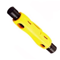 Coaxial cable stripping tool