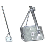 Tripod TV Antenna Roof Mount for Tin Roofs 
