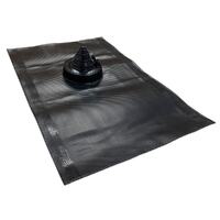 Aquarius Rubber VFFA1B5-45 Black Flashing For Tile Roof